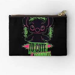 Stitch Pop Minimalist Design Schitts Creek Inspired Fan Art Zipper Pouch