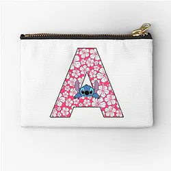 Lilo Stitch Letter A Zipper Pouch