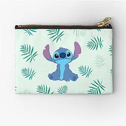 Cute Alien Palm Tree Pattern Zipper Pouch