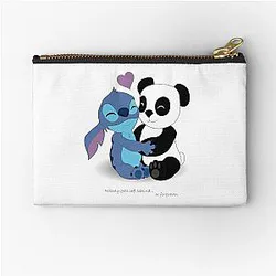 Stitch and Panda Zipper Pouch