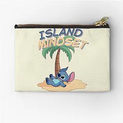 Stitch Tropical Minimal Design Schitts Creek Inspired Fan Art Zipper Pouch