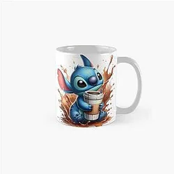 Stitch Coffee Lover T-Shirt – Cute Disney Stitch Design Classic Mug
