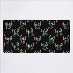 Stitch Pop Minimal Design Schitts Creek Inspired Fan Art Desk Mat