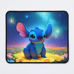 Stitch Flowerland Mouse Pad