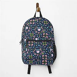 Stitch flower crown backpack
