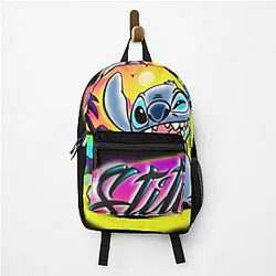 Airbrush Stitch Gift for Fans, Men and Women, Holiday Thanksgiving Christmas Day Backpack Gift
