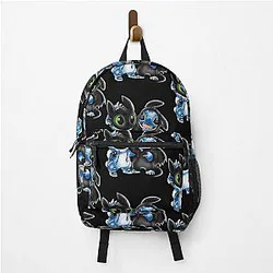 Stitch And Toothless Change Uniform Backpack
