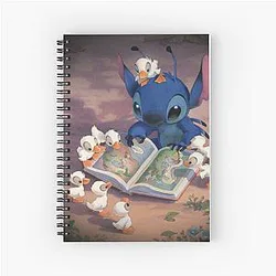 Cute Stitch Reading Notebook