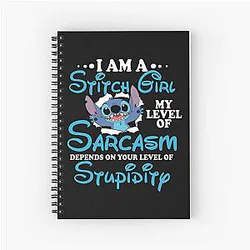 My Level of Sarcasm Spiral Notebook
