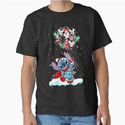 Cute Stitch Hold Balloons Christmas Classic T-Shirt is transformed into: 
Cute Stitch Hold Balloons Classic T-Shirt