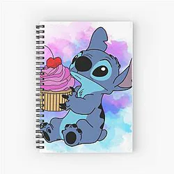 Stitch Cupcake Notebook