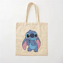 Cute Stitch Cotton Tote Bag
