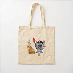 Pirate Stitch Cotton Tote Bag