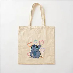 Stitch love Cotton Tote Bag