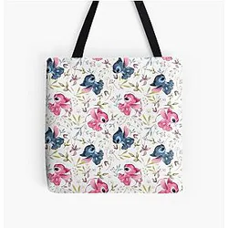 Stitch and Angel All Over Print Tote Bag