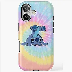 Tie-dye Stitch iPhone case