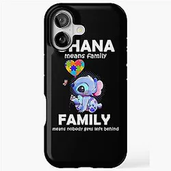 Art Lilo & Stitch iPhone Tough Case