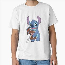 Stitch eats Nutella Classic T-Shirt