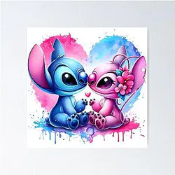 Stitch and Angel Heart Film Poster