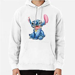 Stitch Colored Pullover Hoodie