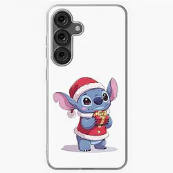 Kawaii Christmas Stitch with Gift Cute Holiday Samsung Galaxy Soft Case