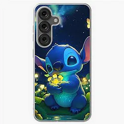 Stitch Flower Garden Samsung Case