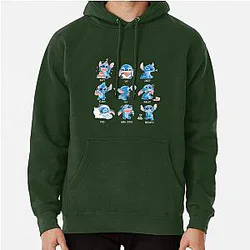 Stitch. Pullover Hoodie