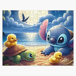 Stitch and his friend Jigsaw Puzzle