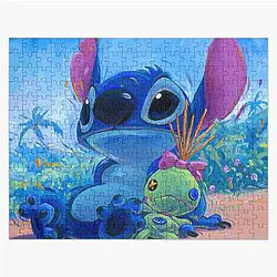 Stitch on the beach Jigsaw Puzzle