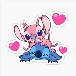 of Stitch Angel Sticker