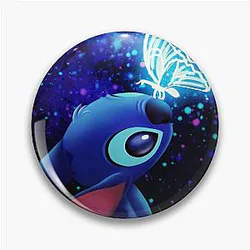 Stitch Butterfly Starry Sky Pin