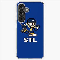 St. Louis Blues 8-bit Retro Pixel Art Videogame Player Samsung Galaxy Soft Case