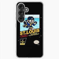St. Louis Blues 8-bit Retro Pixel Art Videogame Samsung Galaxy Soft Case