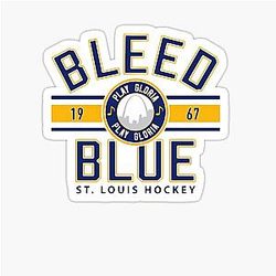 Art St. Louis Blues Sticker