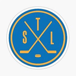 Art St Louis Blues Sticker