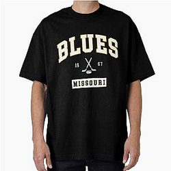 Art St Louis Blues Oversized T-Shirt