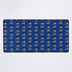 St. Louis Blues 8-bit Retro Pixel Art Videogame Player Desk Mat