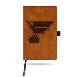 NHL St. Louis Blues Laser Engraved Small Notepad Journal 8.25" x 5.25" Office Accessory