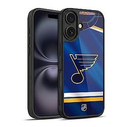 Head Case Designs Officially Licensed NHL Jersey St Louis Blues Gel Armor Case Compatible with Apple iPhone