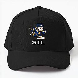 St. Louis Blues 8-bit Retro Pixel Art Baseball Cap