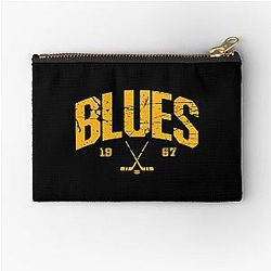 Art - St Louis Blues Zipper Pouch