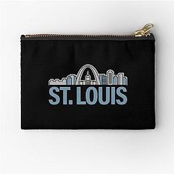 Art St Louis Blues Zipper Pouch