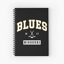 Art and St. Louis Blues Spiral Notebook