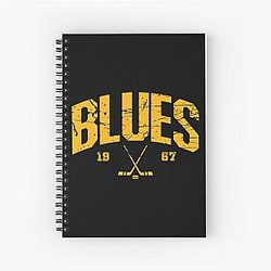 Art St Louis Blues Spiral Notebook