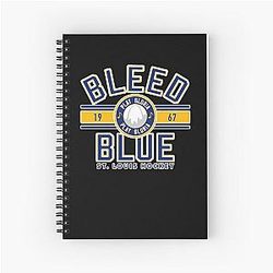 Art St Louis Blues Spiral Notebook