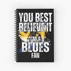 St Louis Blues Fan Hockey Notebook