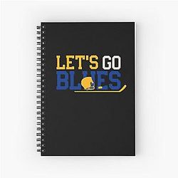 Art St. Louis Blues Spiral Notebook