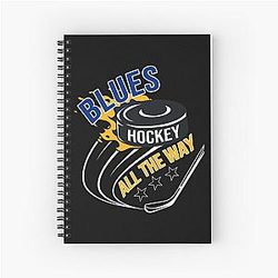 Art St Louis Blues Spiral Notebook