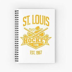 St. Louis Blues Missouri Hockey Team Spiral Notebook