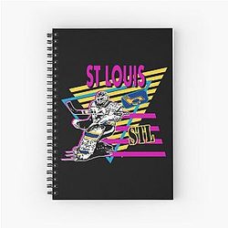 Art St. Louis Blues Spiral Notebook